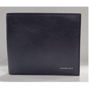 Adamonde Men's Genuine Leather Bifold Blue Wallet | Brand New in Box